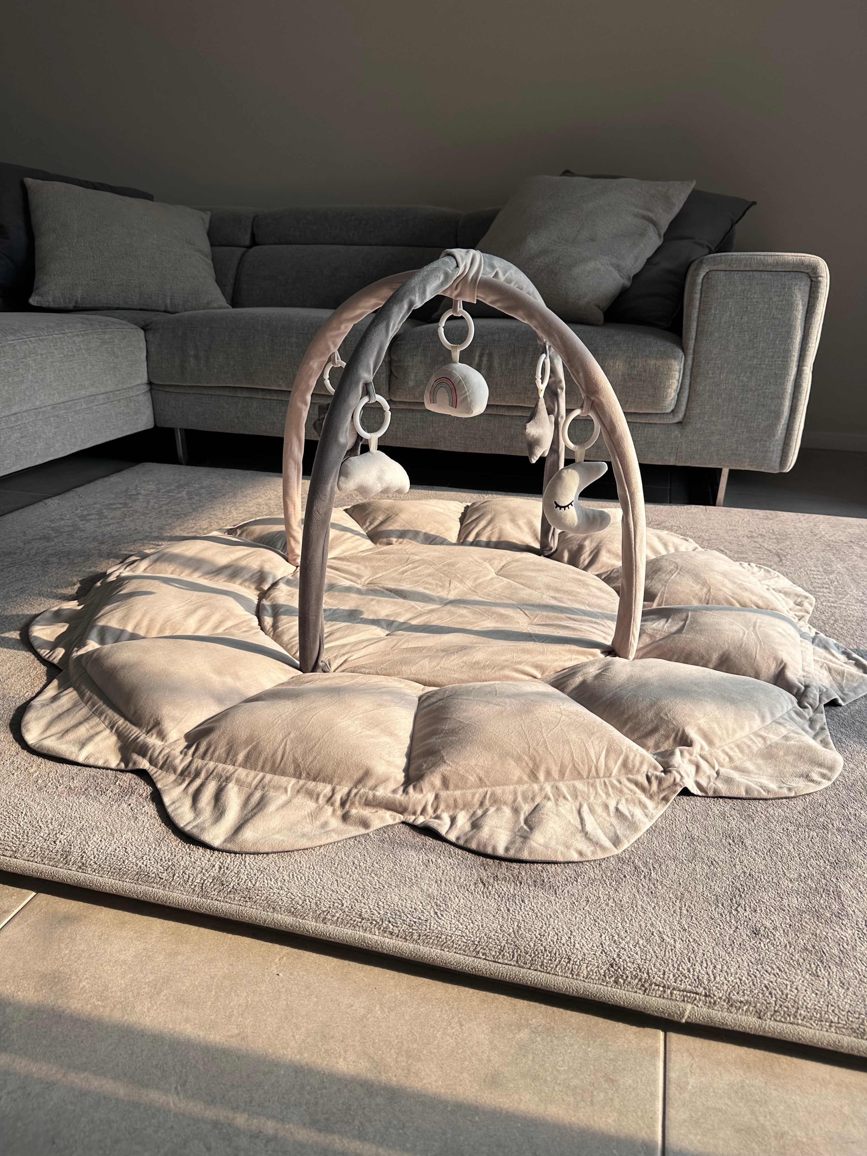 Lumee Novi play gym natural sunlit living room