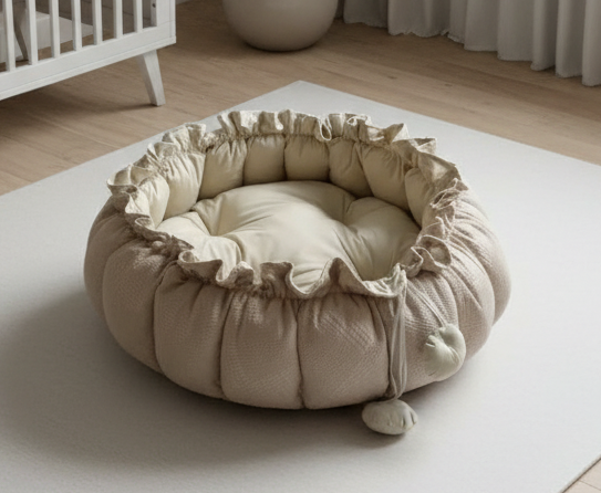 Luxury Sylvie baby play mat in a modern nursery 